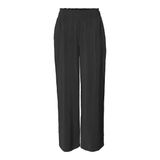 VERO MODA Kadın VMQUEENY LONG PANTS WVN GA Pantolon Siyah XS
