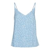 VERO MODA Kadın%VMEASY JOY V-NECK SINGLET WVN GA Tişört Mavi S