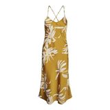 Vero Moda Kahve Kadın Uzun Elbise VMKEILA STRAP CALF DRESS VMA