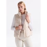 Vero Moda Krem Kadın Mont Vmlıgaeva Short Waıstcoat Ent, M