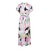 Vero Moda Lacivert Kadın Uzun Elbise VMCIA ILA SS CALF DRESS WVN