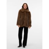 Vero Moda Normal Kahve Ceket, L, VMGLORIA JACKET PRM, Emperador, Kadın