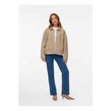 Vero Moda Normal Krem Kadın Ceket VMJAMIE LS CORDUROY SHACKET MIX NOO