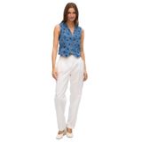 Vero Moda Orta Bel Regular Fit Beyaz Kadın Pantolon VMCHIRA MW BARREL PANT