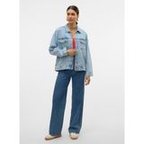 Vero Moda Oversize Açık Mavi Kadın Ceket Vmtessa Ls Oversıze Denım Jacket Ga - XS