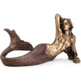Veronese Bronz Renk Büyük Deniz Kızı Figürü 64CM