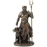 Veronese Bronz Renk Mitolojik Hades Figür 27CM