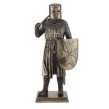Veronese Collection Bronz Renk Haçlı Askeri Şovalye 31CM