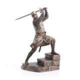 Veronese Collection Bronz Renk Haçlı Tapınak Şovalyesi 31CM