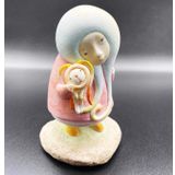 Veronese Design Koleksiyon, Dikkat - Bebek Nursery Figürü, Takı Figürü, 9 x 7 x 14 cm