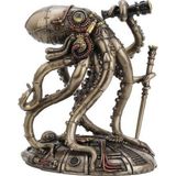 Veronese Design Steampunk Uzaylı Ahtapot Heykeli Heykel Serisi 7