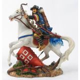 Veronese El Boyama Ok Atan Japon Savaşçı Samuray 21 cm