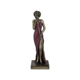 Veronese Jazz Band Series Kadın Solist Cazcı Figür 31CM