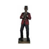 Veronese Jazz Band Series Klarnet Çalan Cazcı Figür 31CM