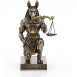 Veronese Mitolojik Terazili Anubis Figürü 18CM