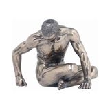 Veronese Nude Body Bronz Renk Kaslı Erkek Figür 13CM
