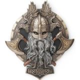 Veronese Serisi- Mitoloji & Tarih-vıkıng Ikız Balta Valhalla Duvar-23*5*27 Cm.