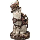 Veronese Steam Punk Kedi Figürü 18cm