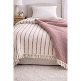 Veronica Line 8 Kat Tek Kişilik Müslin Çift Yönlü Yatak Örtüsü + Yastık Kılıfı Set 170X230 Organik %100 Pamuklu - 170 x 230 cm
