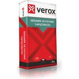 Verox Fayans Seramik Yapıştırma Harcı 25 KG Gri
