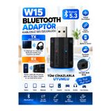 VEROXA W15 Bluetooth 5.3 Aux Adaptör Tx/rx Verici Alıcı 3.5mm Jack Kablosuz Ses Dönüştürücü