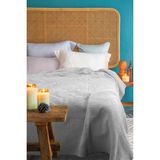 Verra Home Pamuklu Çift Kişilik Battaniye 150x200 Gri - Yumuşak ve Nefes Alabilen Kumaş - 150 x 200 cm