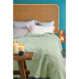 Verra Home Pamuklu Tek Kişilik Battaniye 130x170cm Yeşil – Yumuşak ve Nefes Alabilen Kumaş - 130 x 170 cm