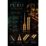 Verraconcept El Yapımı Puro İğnesi, Pirinç Malzeme, Altın Rengi, Puro Aksesuarı