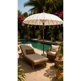 VERSA Bali şemsiye 2 metre,dekoratif bahçe şemsiyesi,el yapımı bali şezlong şemsiyesi