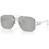 VERSACE 0VE 2275 10008V 60 Unisex Güneş Gözlüğü - Gümüş
