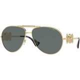Versace 0VE2249 100281 65 Kadın Güneş Gözlüğü - Altın
