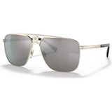 VERSACE 2238 1252/6G 61 Güneş Gözlüğü Metal Çerçeve Gri