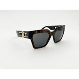 Versace 4458 542987 54 Havana-Dark Grey Kadın Güneş Gözlüğü
