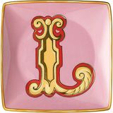 Versace Alphabet Porselen L Harfli Dekoratif Tabak 12 cm - Standart