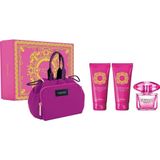 Versace Bright Crystal Absolu Kadin Parfum Edp 90Ml Dus Jeli 100Ml Vucut Losyonu 100Ml Canta Hediye Seti