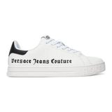 Versace Erkek Düşük Bilekli Logo Desenli Beyaz Sneaker 80YA3SKC ZPB83-003