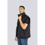 Versace Erkek Logo Desenli Dik Yaka Normal Kalıp Kış Tüyü Dolgulu Siyah Mont 79GAUD22CQ21D-899 - 48