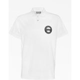 Versace Erkek Normal Kalıp Pamuklu Logo Işlemeli Kısa Kollu Beyaz Polo Yaka T-Shirt 79GAGT06CJ01T-003