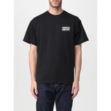 Versace Erkek Normal Kalıp Yuvarlak Yakalı Logo Desenli Kısa Kollu Siyah T-Shirt 79GAHP10CJ01P-899