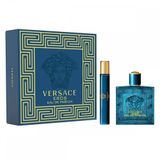 Versace Eros 100 ML EDP Xmas Set Ve seyahat boy Tüplü 20 Ml parfüm Erkek Parfüm Seti 3875