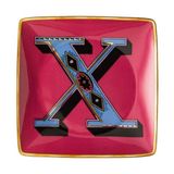 Versace Holiday Alphabet 12 cm Kare Tabak x HARFI 11940-403704-15253 - Standart - Beyaz