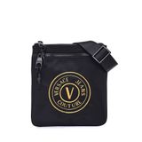 Versace Jeans Couture 75YA4B42 899 Erkek Kemeri Siyah/Altın - 18 x 21 x 2 cm, Siyah, Siyah