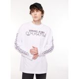 Versace Jeans Couture Bisiklet Yaka Beyaz Erkek T-Shirt 75GAHF03CJ00F003 - XL