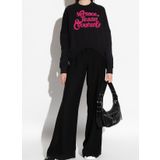 Versace Jeans Couture Bisiklet Yaka Normal Baskılı Siyah Kazak Kadın 75HAIG02