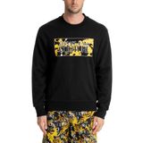 VERSACE JEANS COUTURE Bisiklet Yaka Siyah Sweatshirt, M, 75GAIE01 CF02E 899, SİYAH, erkek