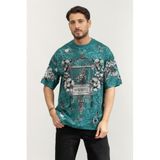 VERSACE JEANS COUTURE Bisiklet Yaka T-Shirt Çok Renkli, S, 79GAH6XCJS506, Çok Renkli, Erkek