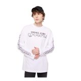VERSACE JEANS COUTURE Bisiklet Yaka T-Shirt, L, 5003115398, Beyaz, Erkek