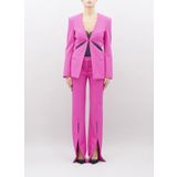 Versace Jeans Couture Dar Fuşya Kadın Ceket 75HAQ701