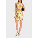 Versace Jeans Couture Desenli Bodycon Mini Elbise Bayan Elbise 76HAO944 JS292 G03
