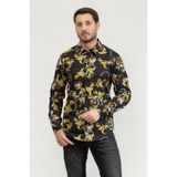 VERSACE JEANS COUTURE Erkek Gömlek, Siyah, Beden 48